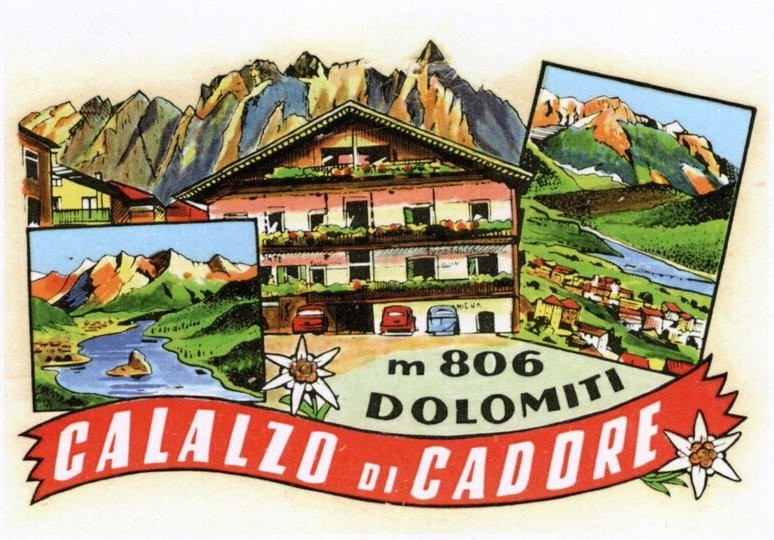 Cartolina di Calalzo